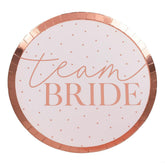 Team Bride Hen Party Plates 8pk - The Party Room